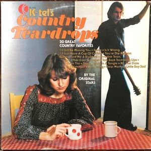 K-tel's Country Teardrops 20 Great Country Favorites Vinyl Lp